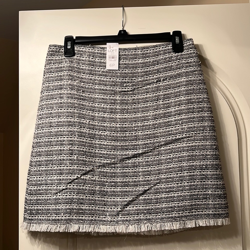 Black and white skirt